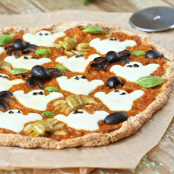 Halloween Keto Pizza